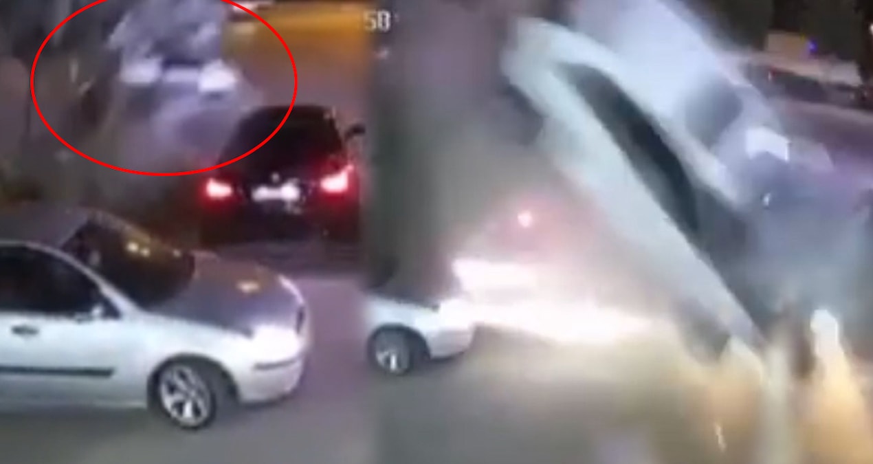 3 aracin uzerinden ucup takla atti felaketten kil payiyla kurtuldular ifjq8ejy